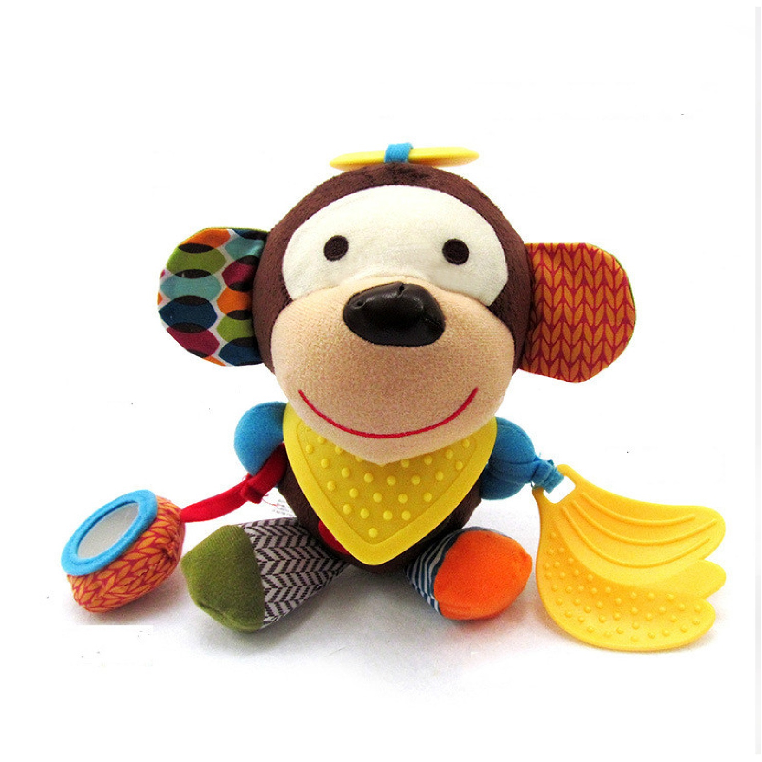 Foto 2 pulgar | Peluche Sensory Monkey con Mordedor para Bebé - Venta Internacional