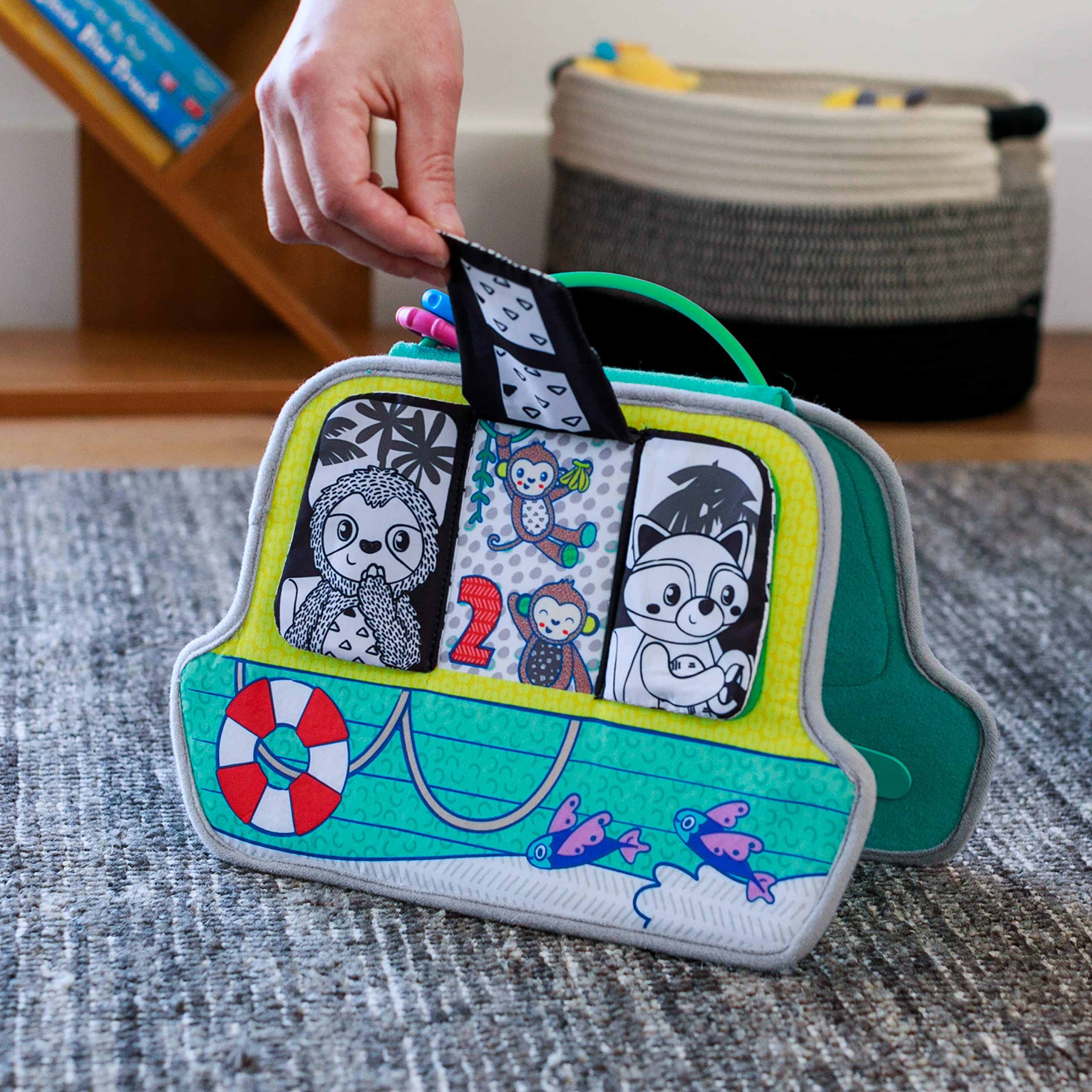 Foto 7 pulgar | Espejo Toy Boat Infantino Busy Board Discovery - Venta Internacional.