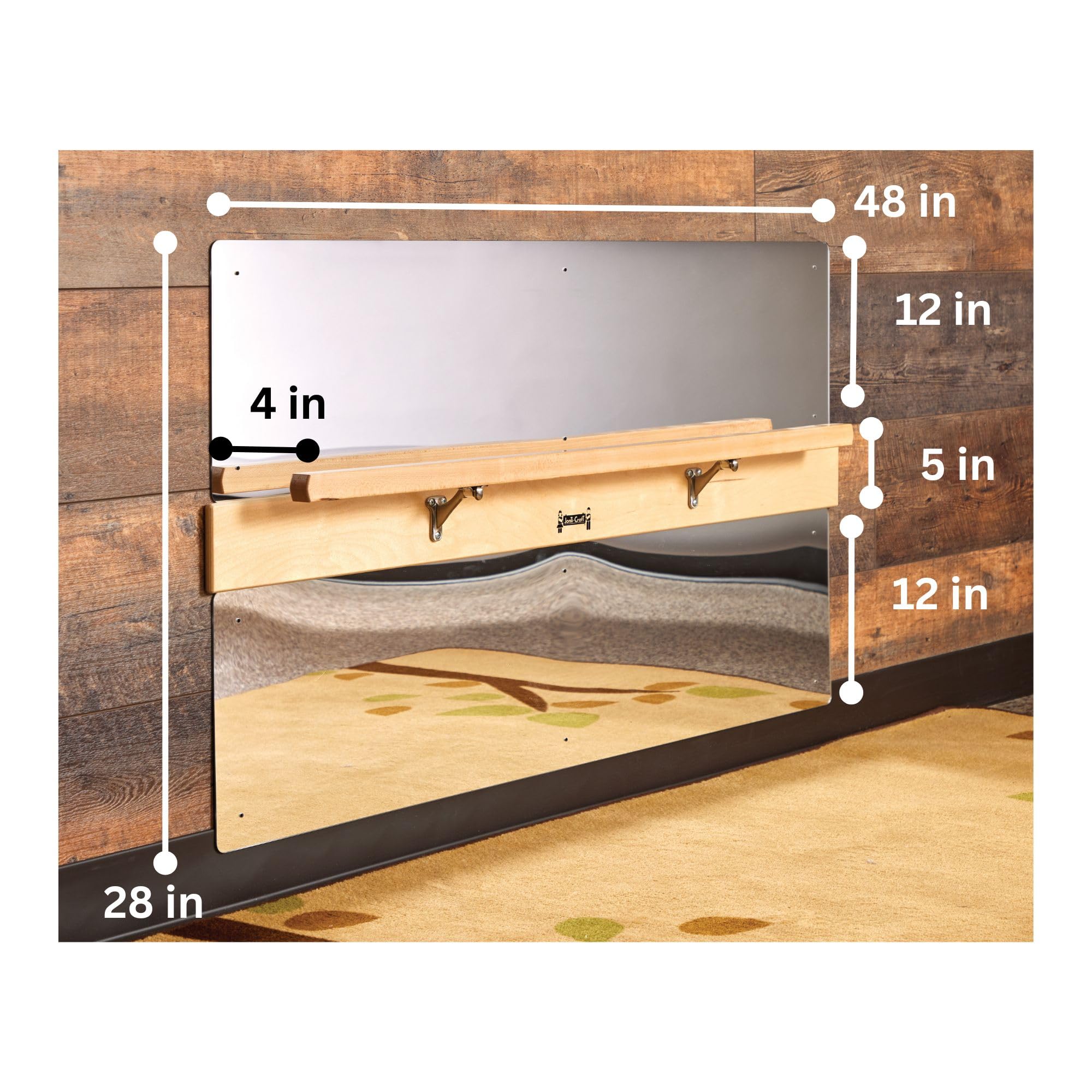 Foto 3 pulgar | Espejo De Coordinación Infantil Jonti-craft 0619jc Marrón - Venta Internacional.