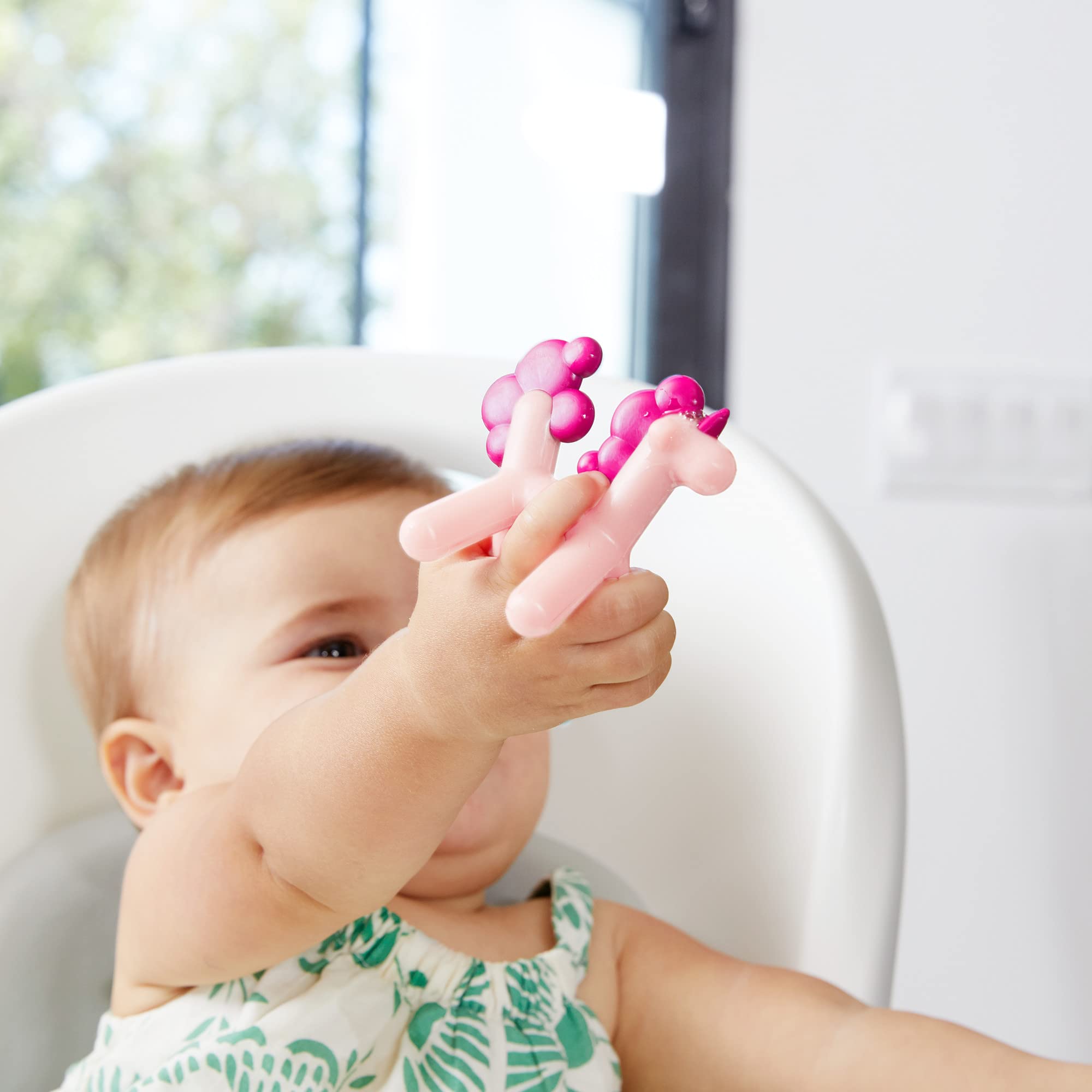 Foto 6 pulgar | Baby Teether Boon Prance Unicorn, De Silicona, Apto Para Lavavajillas - Venta Internacional.