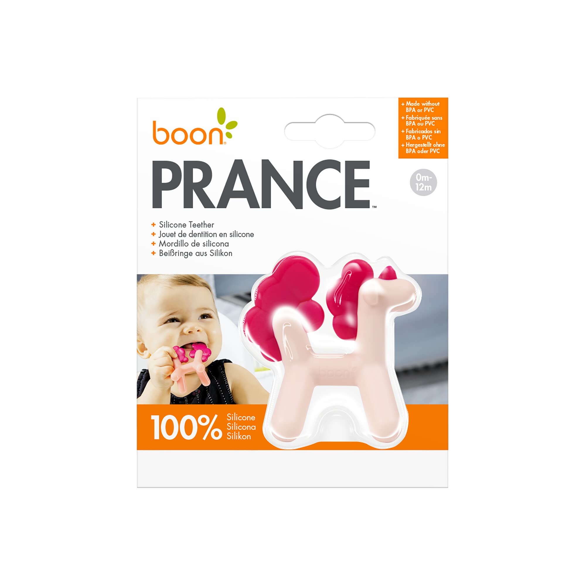 Foto 7 pulgar | Baby Teether Boon Prance Unicorn, De Silicona, Apto Para Lavavajillas - Venta Internacional.
