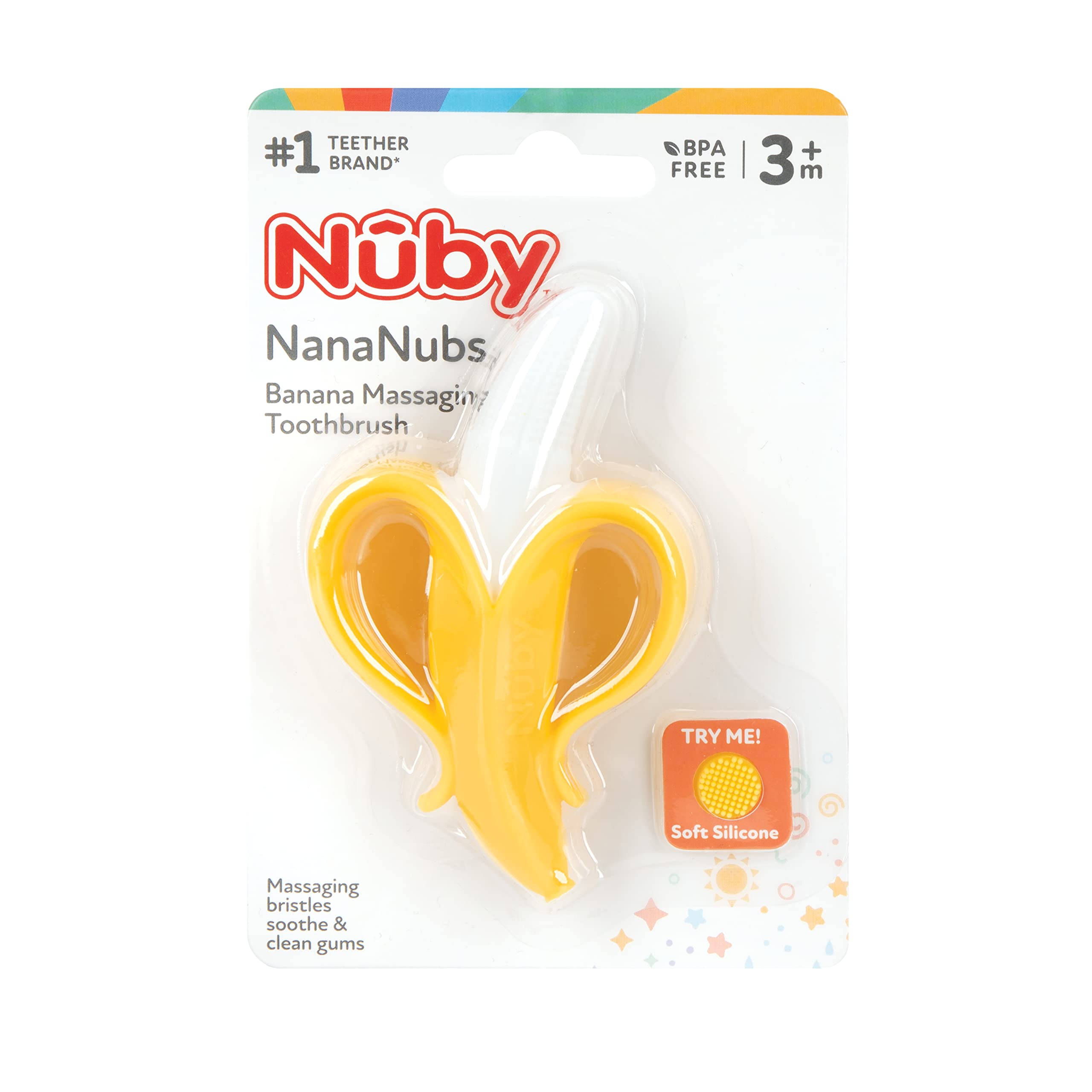 Foto 3 pulgar | Masaje De Plátano Teether Nuby Nananubs Para Bebés De Más De 3 Meses - Venta Internacional.