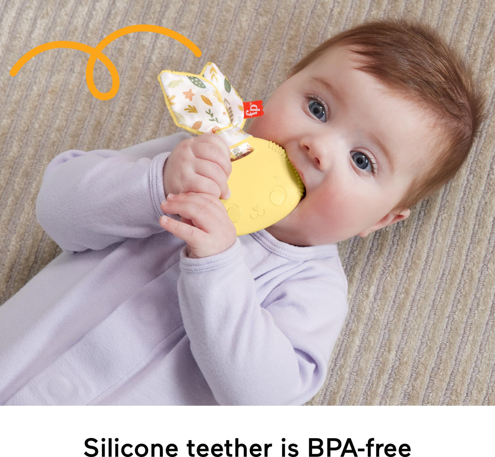 Foto 3 | Bebé Fisher-price Snuggle Bunny Teether De 3 Meses O Más - Venta Internacional.