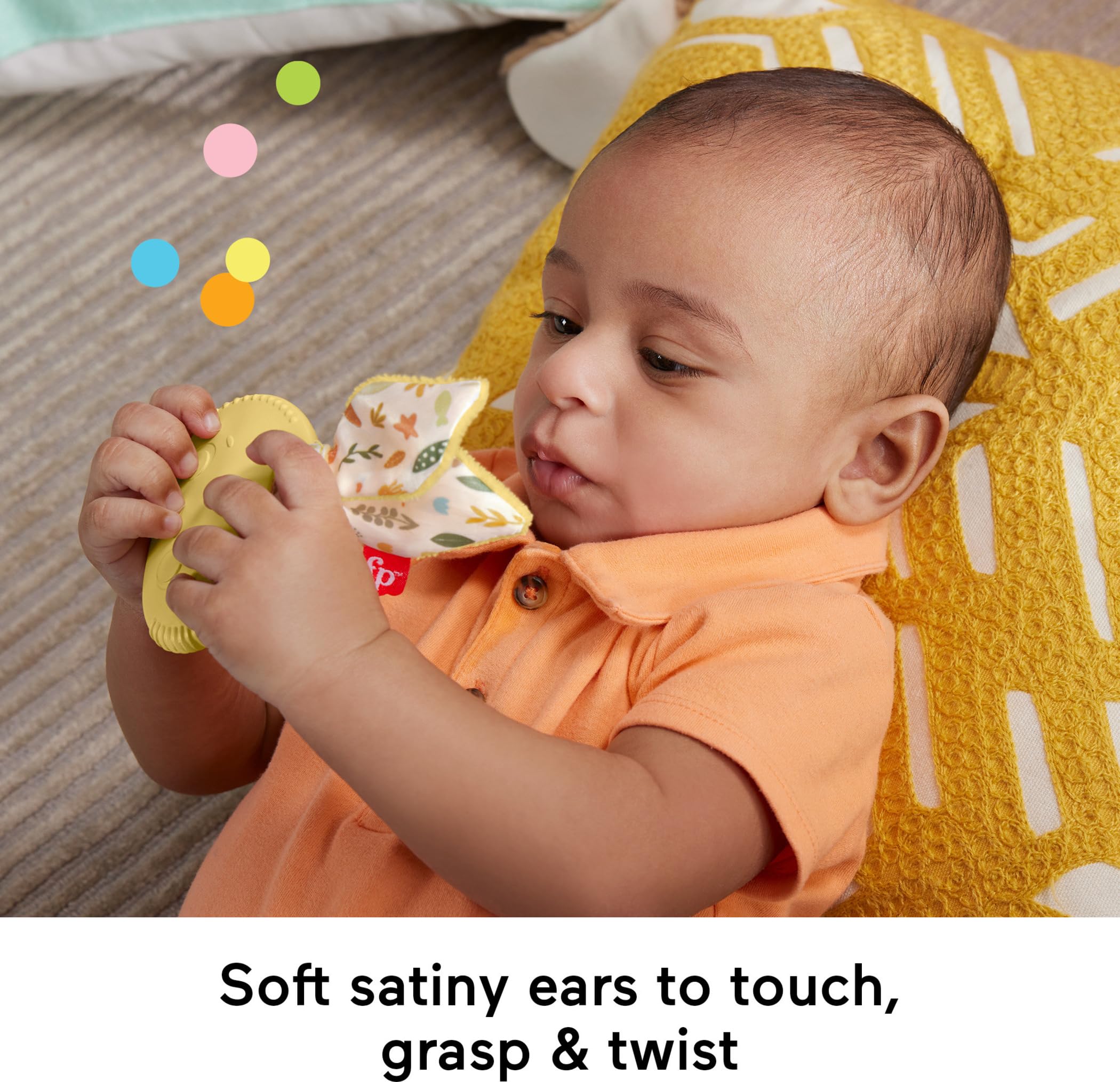 Foto 4 | Bebé Fisher-price Snuggle Bunny Teether De 3 Meses O Más - Venta Internacional.