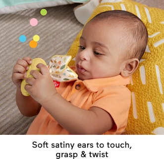 Foto 4 | Bebé Fisher-price Snuggle Bunny Teether De 3 Meses O Más - Venta Internacional.
