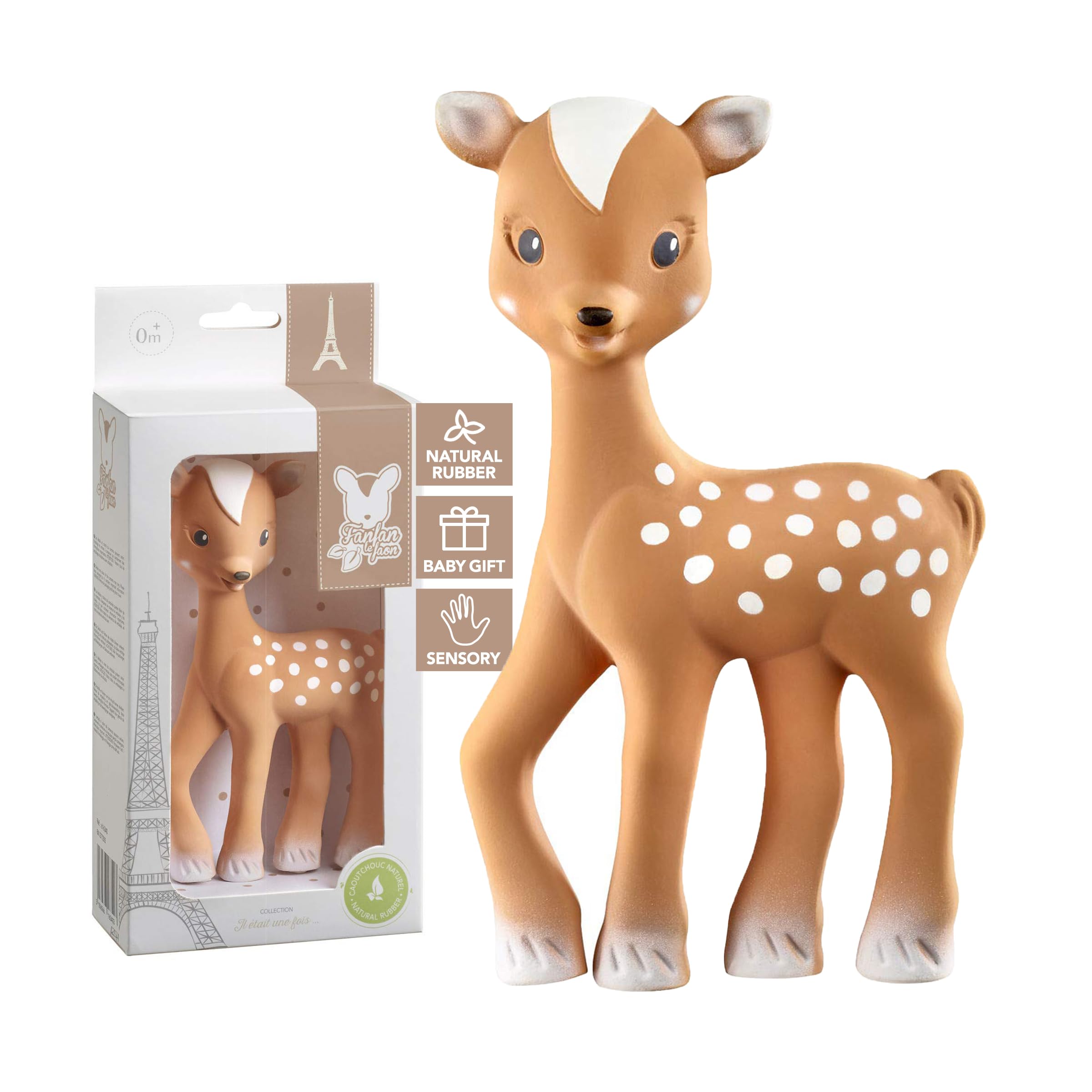 Teether Sophie La Girafe Fanfan The Fawn Caucho Natural - Venta Internacional.