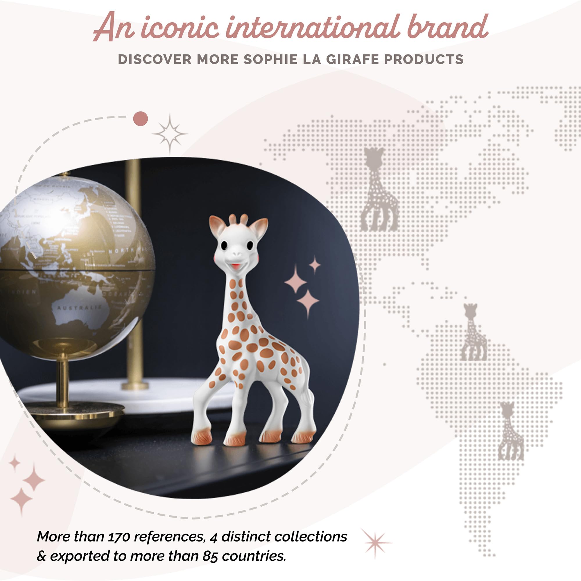 Foto 4 pulgar | Juguete De Dentición Sophie La Girafe De Caucho Natural Hecho A Mano - Venta Internacional.