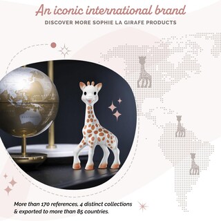 Foto 3 | Juguete De Dentición Sophie La Girafe De Caucho Natural Hecho A Mano - Venta Internacional.