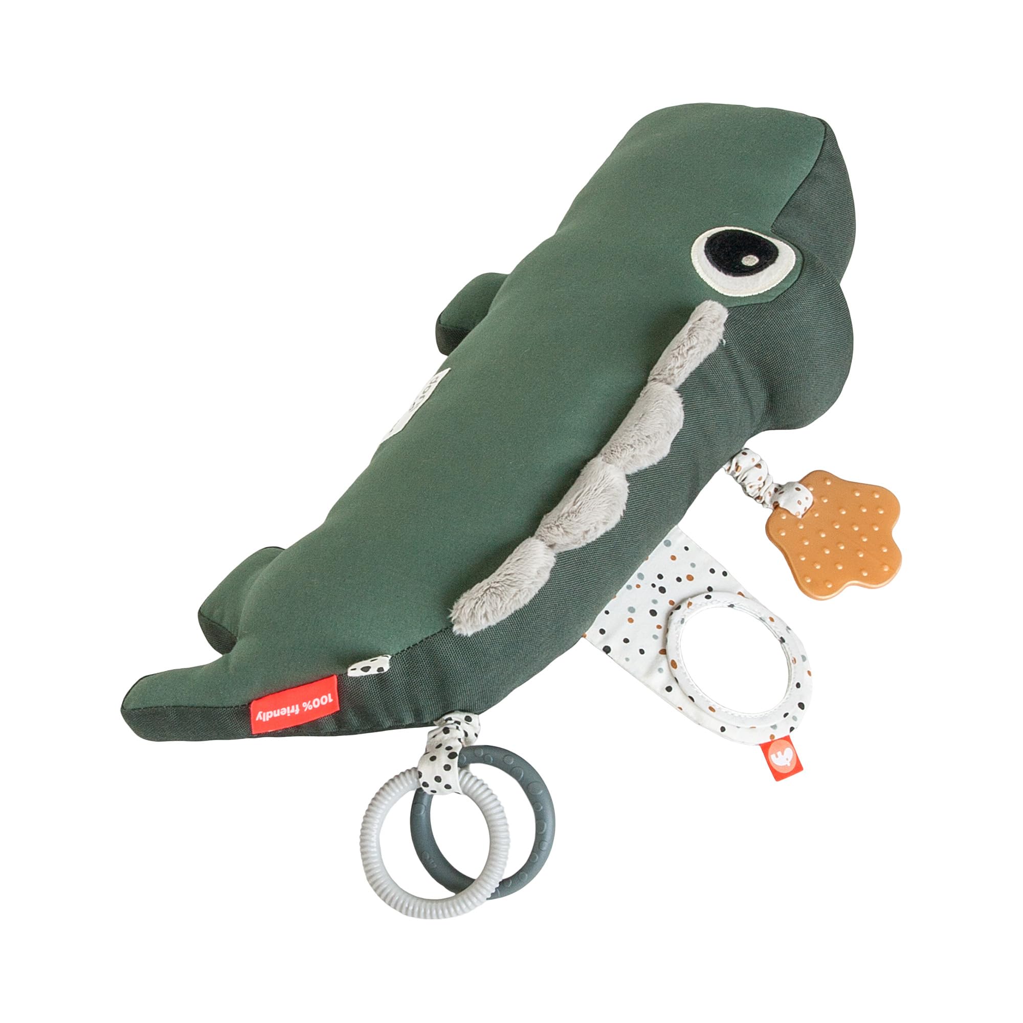 Foto 2 | Juguete De Actividad Tummy Time Hecho Por Deer Croco Green Con Mordedor - Venta Internacional.