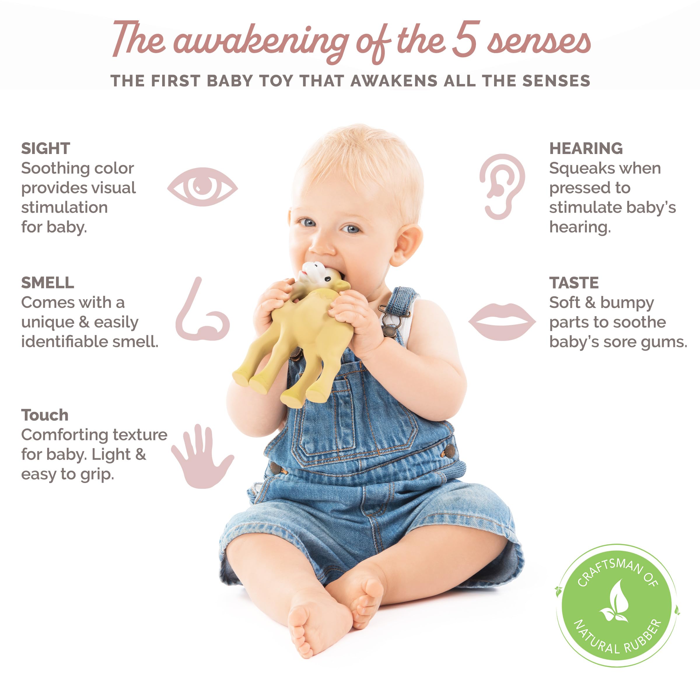 Foto 3 pulgar | Caucho Natural Teether Sophie La Girafe Al'thir The Camel - Venta Internacional.