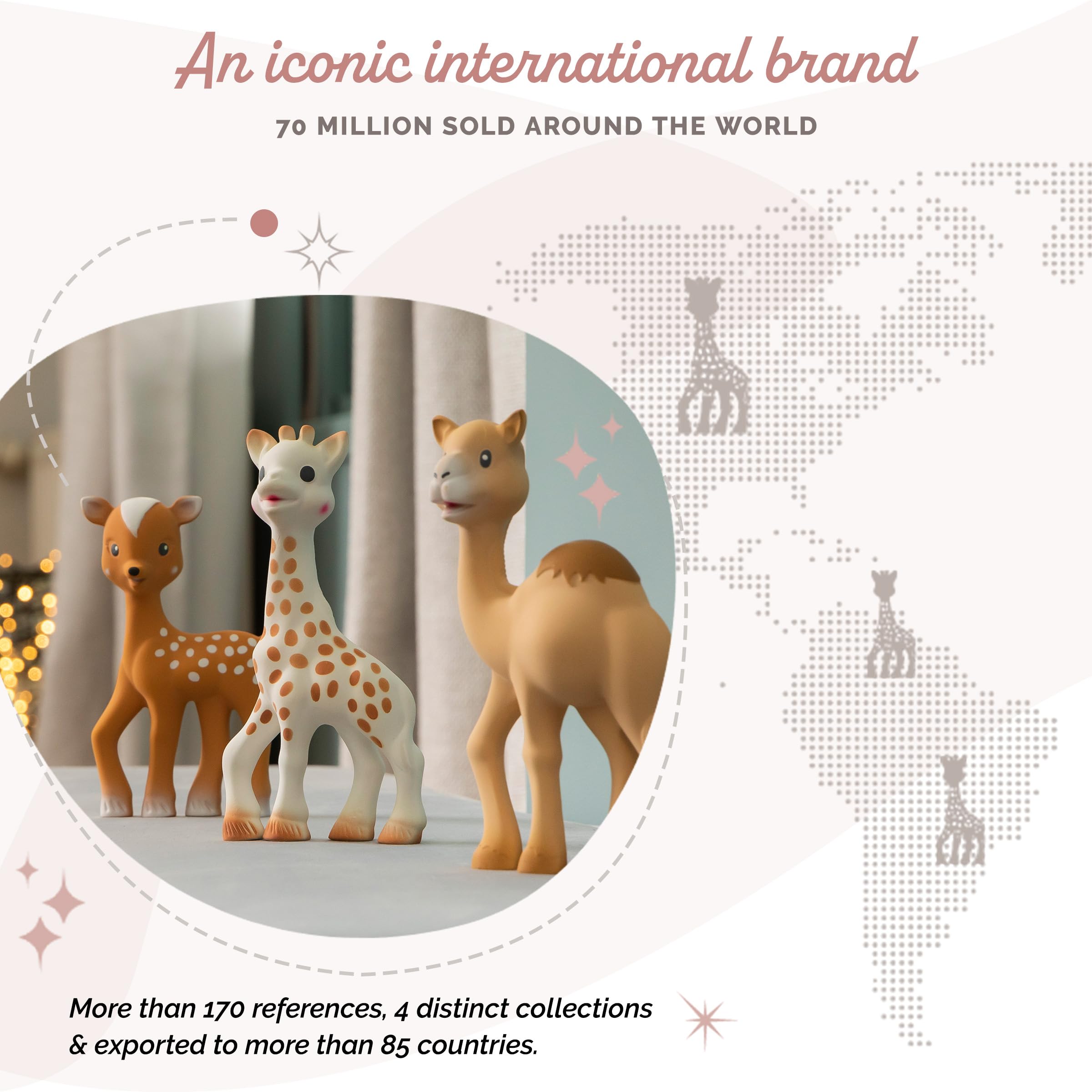 Foto 7 | Caucho Natural Teether Sophie La Girafe Al'thir The Camel - Venta Internacional.