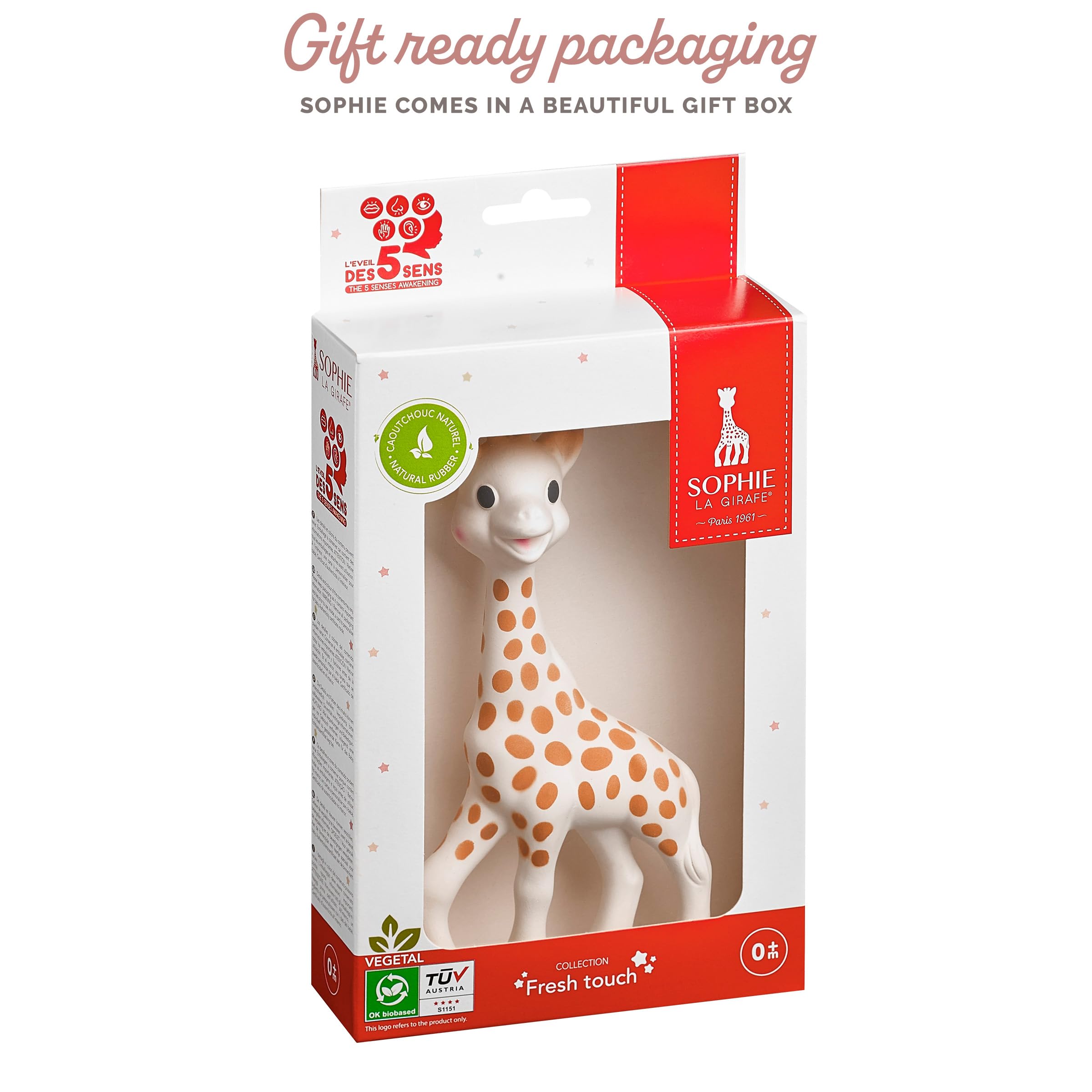 Foto 6 | Juguete Para La Dentición Sophie La Girafe Fresh Touch De Caucho Natural - Venta Internacional.