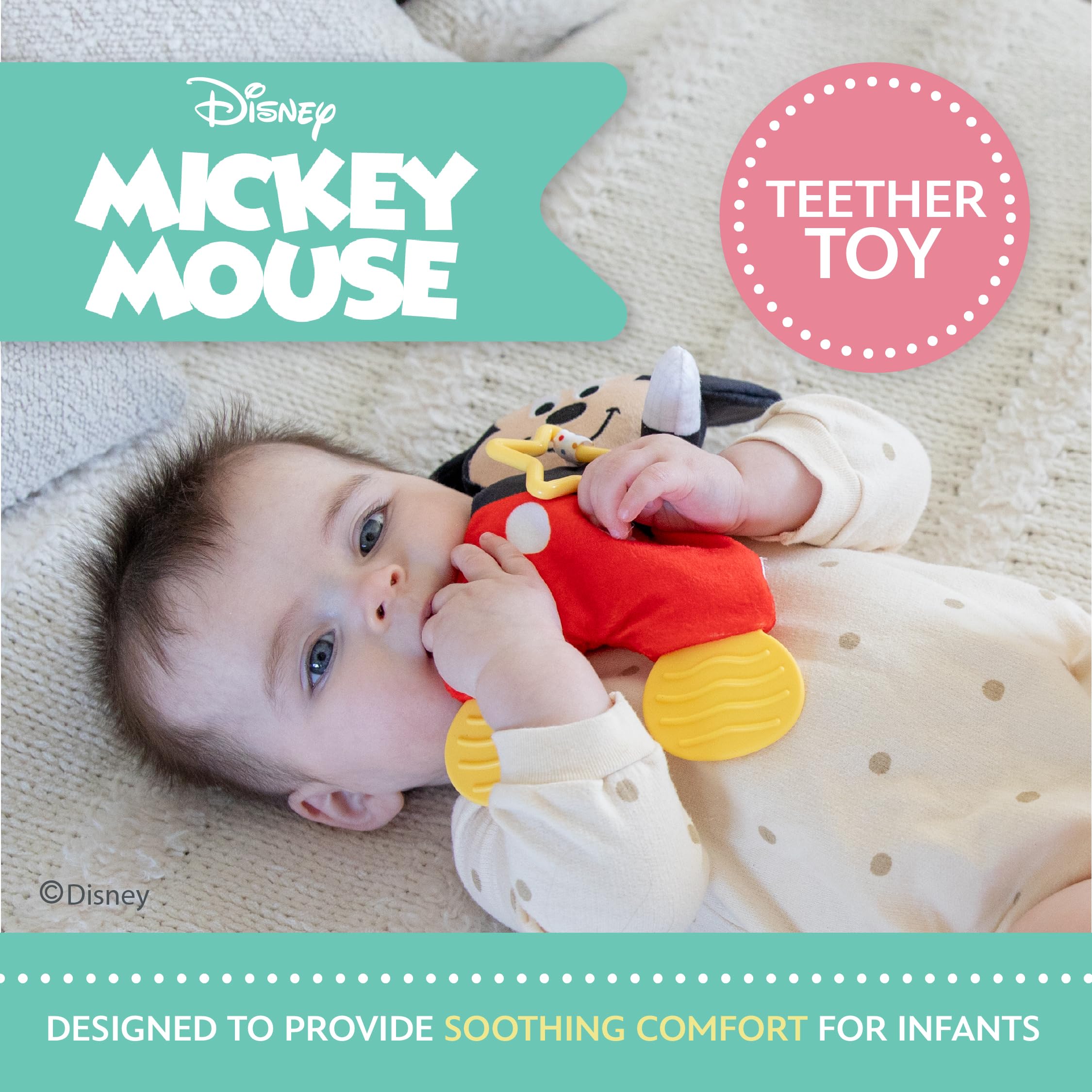 Foto 3 pulgar | Peluche Kids Preferred Disney Baby Mickey Mouse De 25 Cm - Venta Internacional.