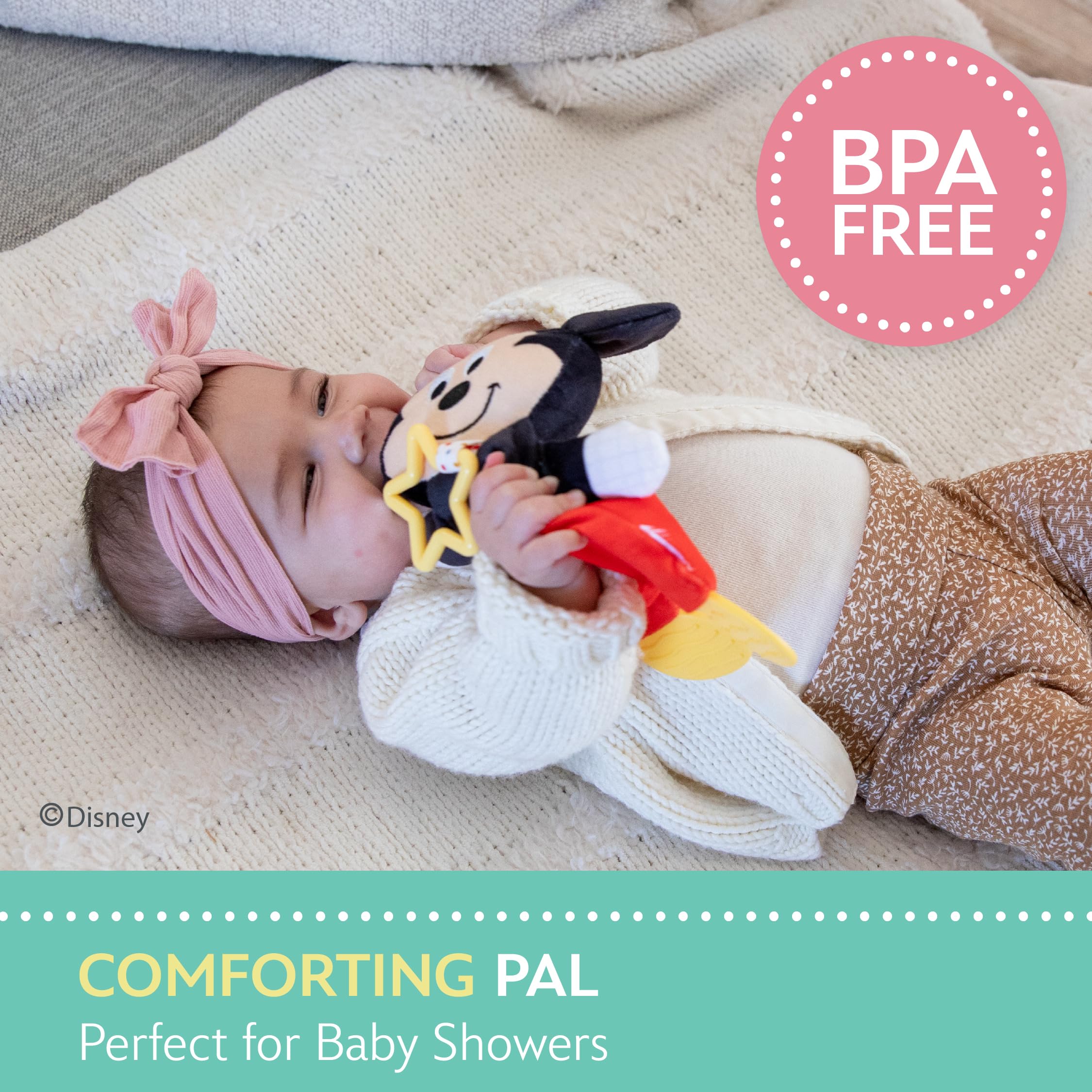Foto 6 pulgar | Peluche Kids Preferred Disney Baby Mickey Mouse De 25 Cm - Venta Internacional.