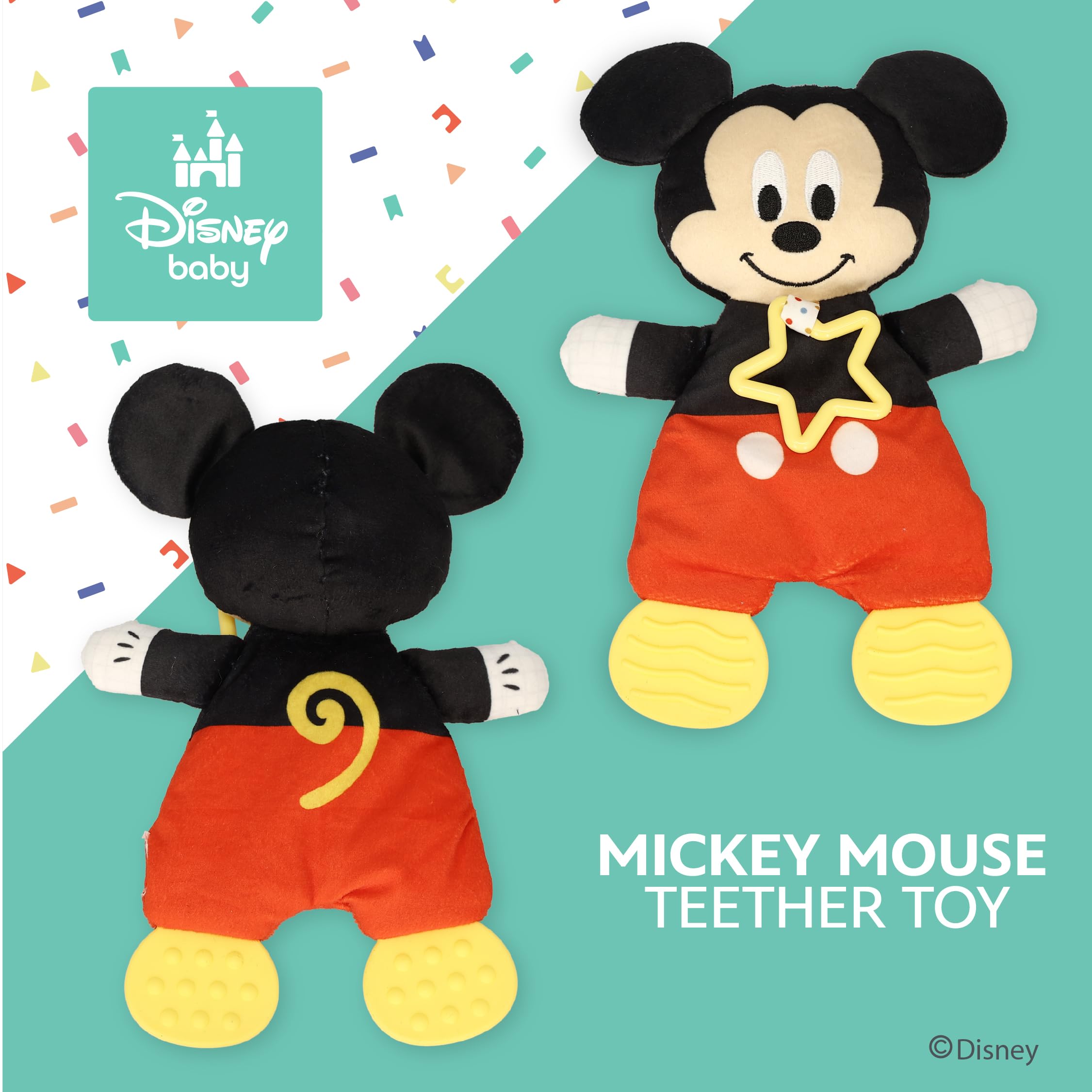 Foto 7 pulgar | Peluche Kids Preferred Disney Baby Mickey Mouse De 25 Cm - Venta Internacional.
