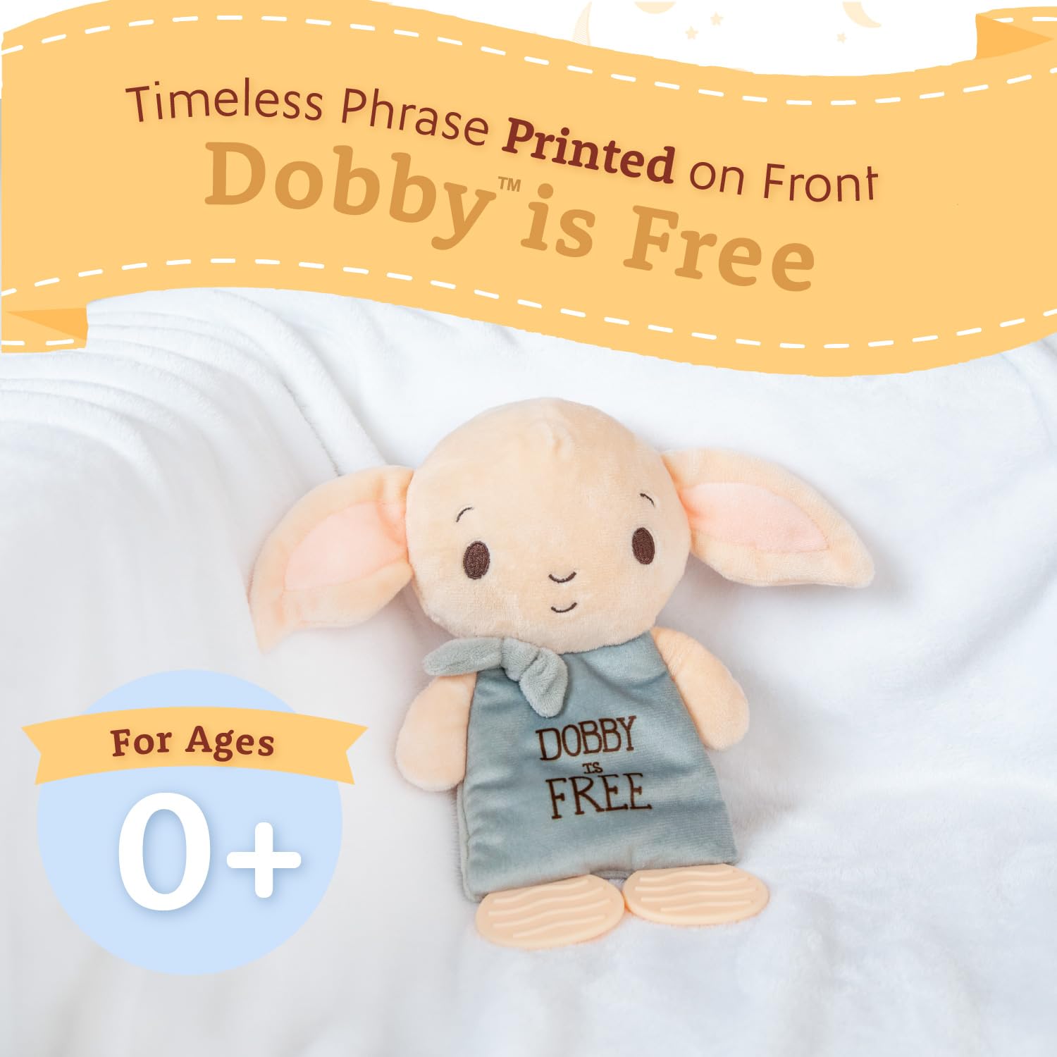 Foto 5 pulgar | Peluche Teether Kids Preferred Harry Potter Dobby De 25 Cm - Venta Internacional.