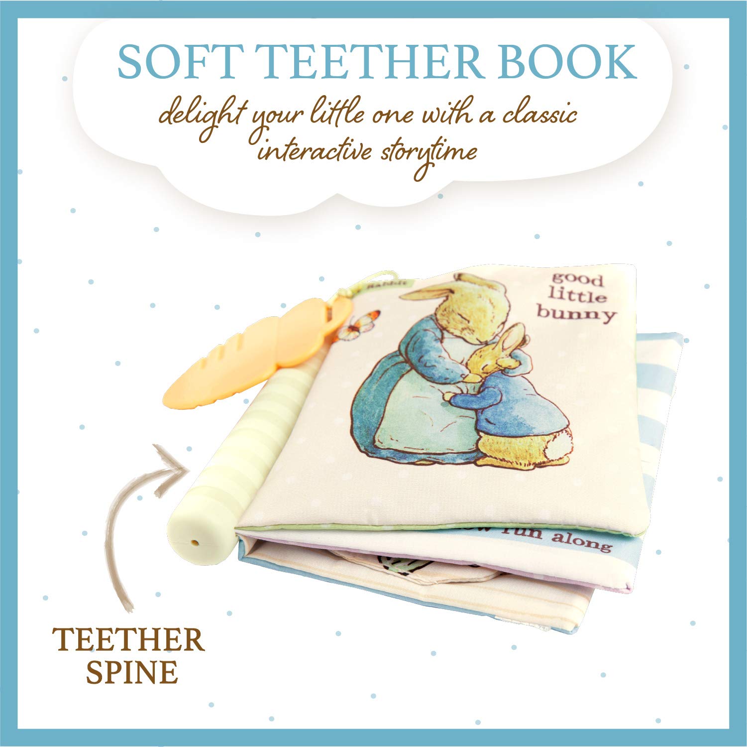 Foto 3 pulgar | Soft Teether Book Kids Preferred Beatrix Potter Peter Rabbit - Venta Internacional.