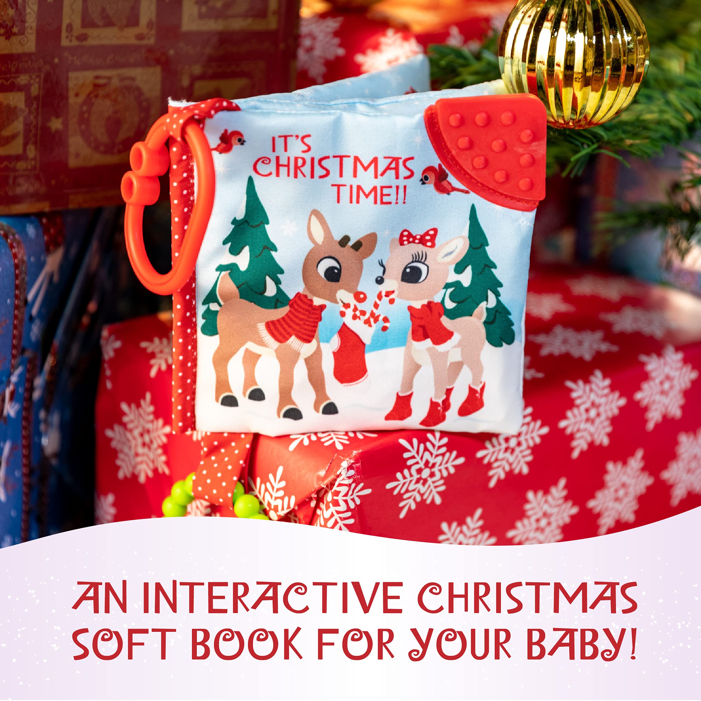 Foto 3 pulgar | Teether Book Kids Preferred Rudolph, El Reno De Nariz Roja - Venta Internacional.