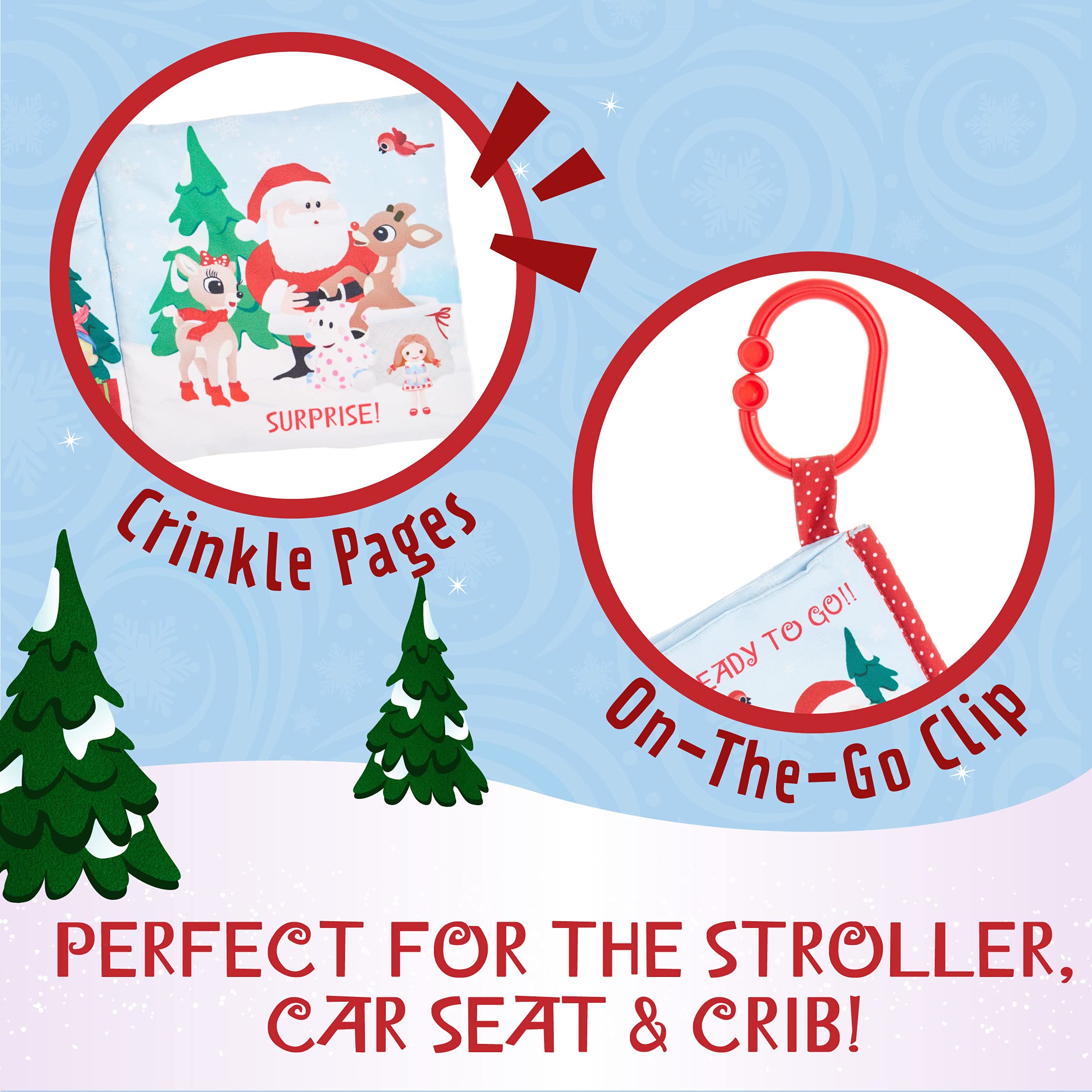 Foto 4 | Teether Book Kids Preferred Rudolph, El Reno De Nariz Roja - Venta Internacional.