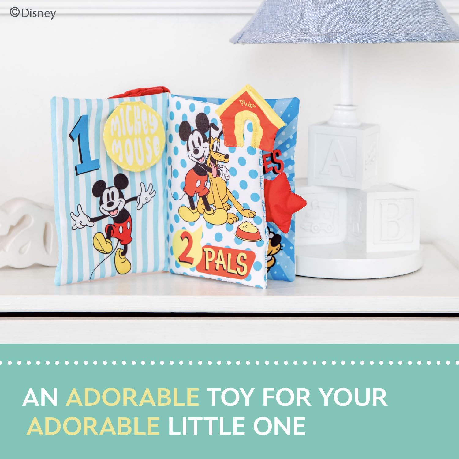 Foto 6 pulgar | Libro Blando Disney Baby Mickey Mouse Con Páginas Arrugadas - Venta Internacional.