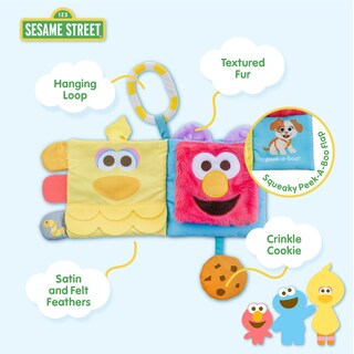 Foto 3 | Los Personajes Favoritos De Sesame Street Para Niños De Soft Book, 28 Cm - Venta Internacional.