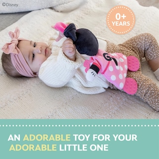 Foto 4 | Juguete De Peluche Kids Preferred Disney Baby Minnie Mouse Con Mordedor - Venta Internacional.