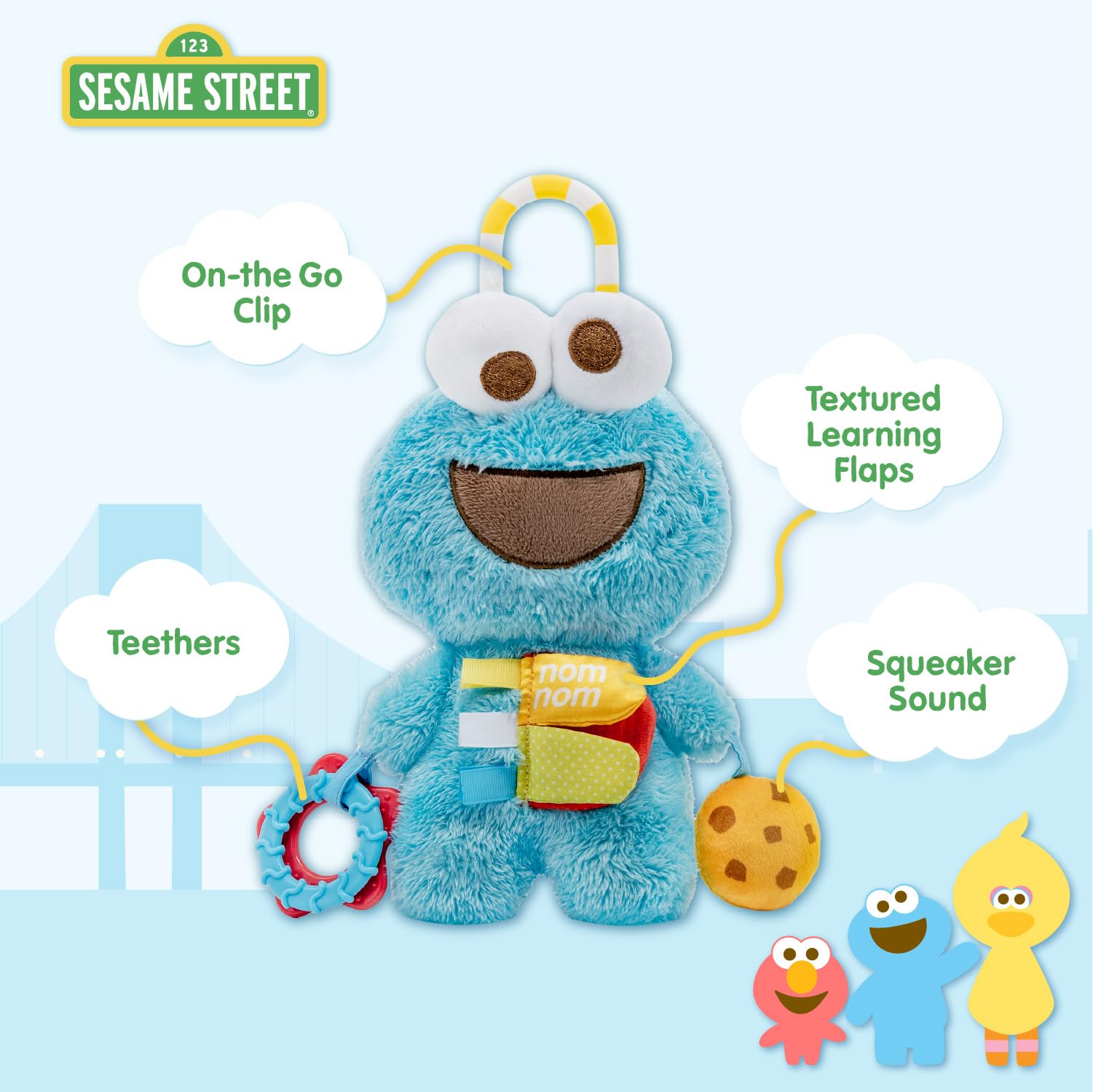 Foto 4 pulgar | Juguete De Actividad Kids Preferred Sesame Street Cookie Monster - Venta Internacional.