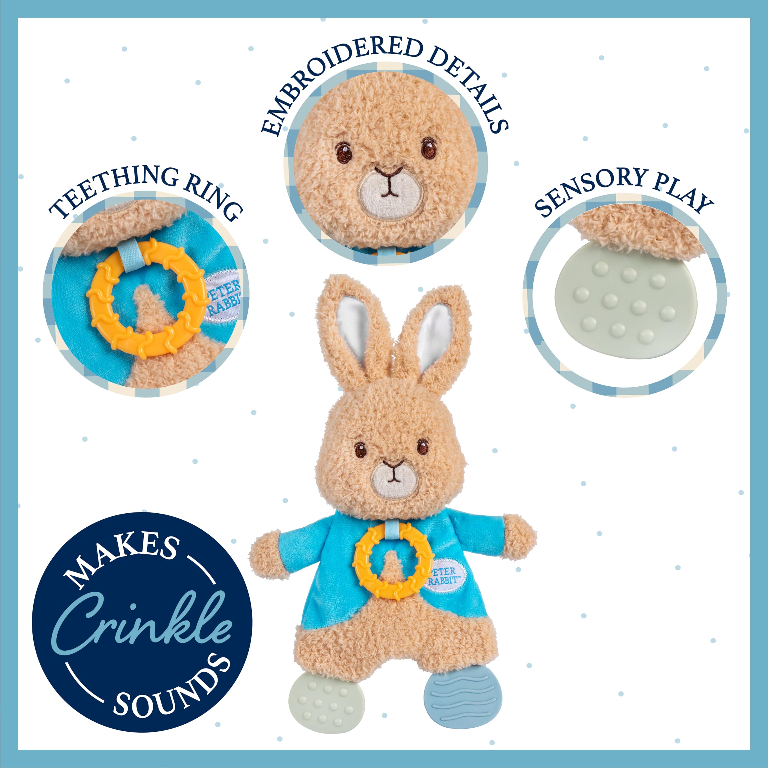 Foto 4 pulgar | Juguete Interactivo Sensory Blanky Para Bebés Peter Rabbit - Venta Internacional.