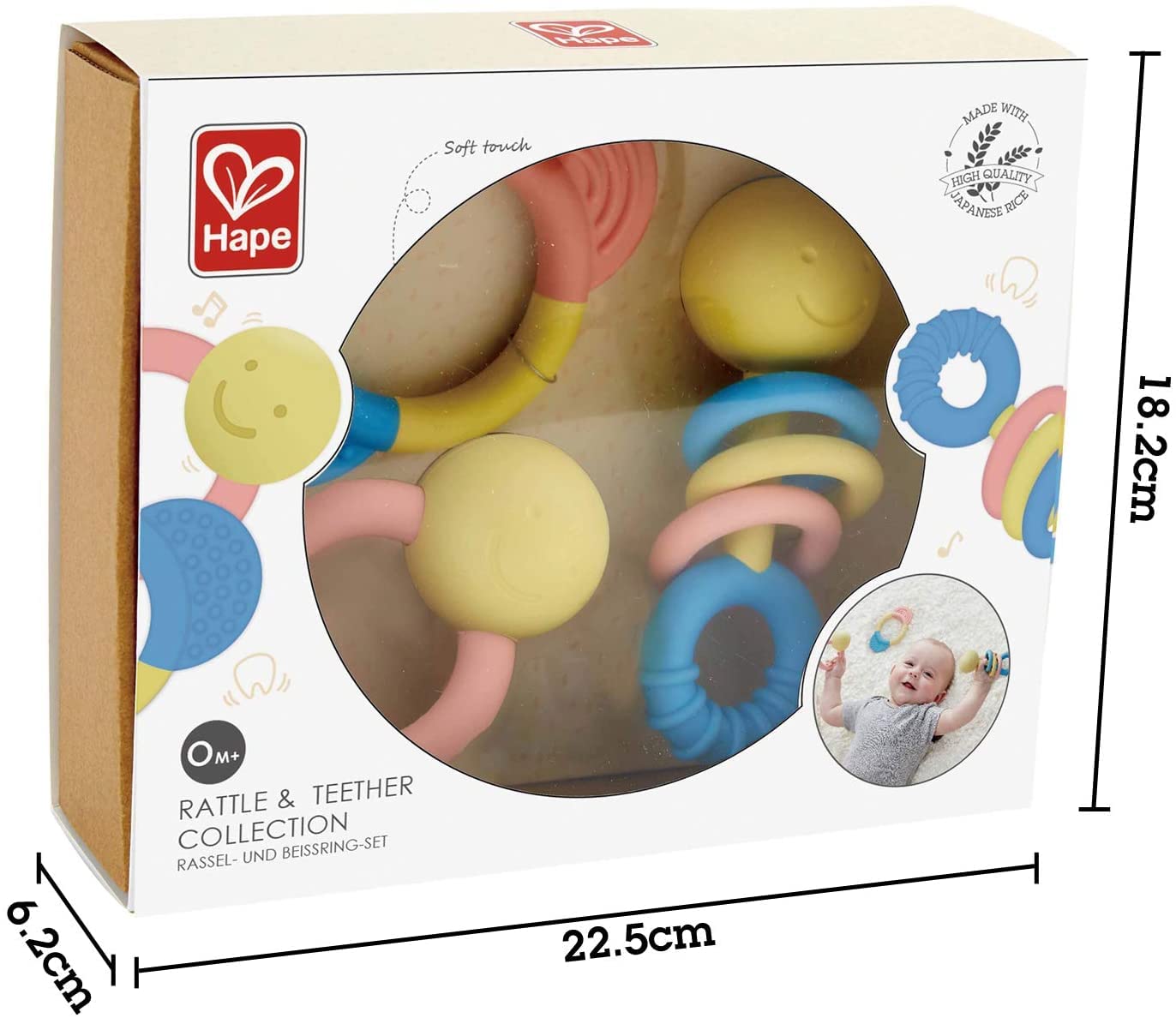Foto 5 pulgar | Set De Sonajero Y Dentición Colección Hale Rattle & Teether - Venta Internacional.
