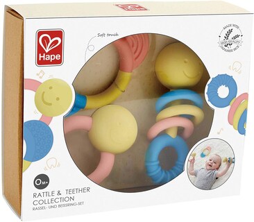 Foto 5 | Set De Sonajero Y Dentición Colección Hale Rattle & Teether - Venta Internacional.