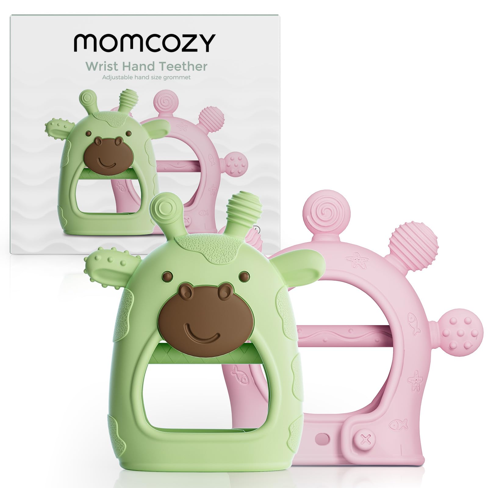 Teether Toy Momcozy, Silicona Apta Para Uso Alimentario, De 0 A 12 Meses - Venta Internacional.