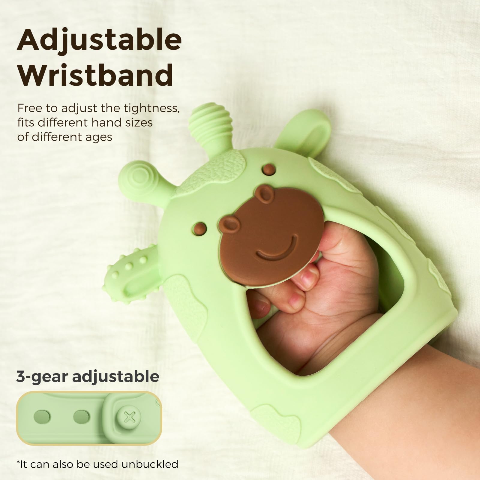 Foto 3 | Teether Toy Momcozy, Silicona Apta Para Uso Alimentario, De 0 A 12 Meses - Venta Internacional.