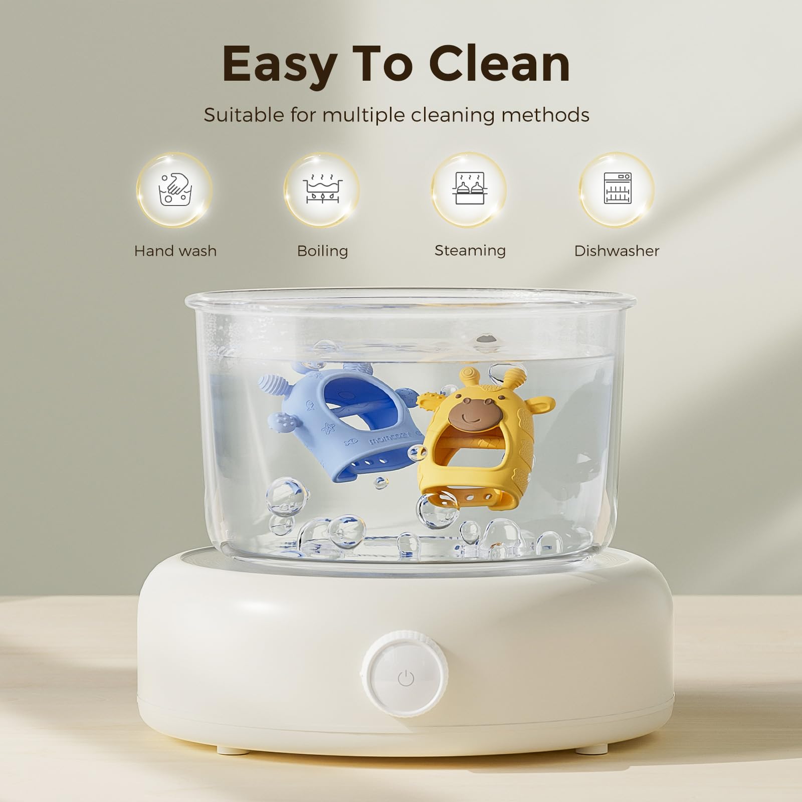 Foto 6 | Teether Toy Momcozy, Silicona Apta Para Uso Alimentario, De 0 A 12 Meses - Venta Internacional.