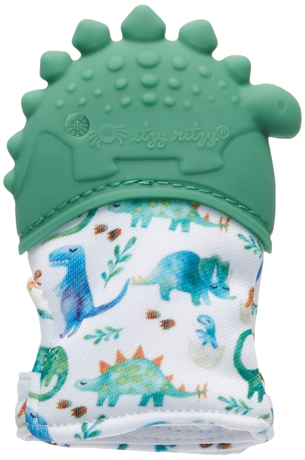 Foto 3 pulgar | Manopla De Dentición Itzy Ritzy, Silicona, Relajante, Color Verde, Diseño De Dinosaurio - Venta Internacional.