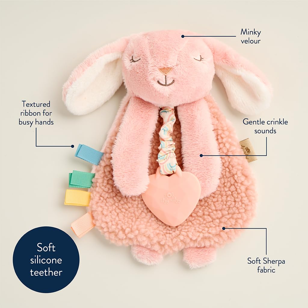 Foto 4 | Lovey Itzy Ritzy Itzy Lovey Con Cintas Texturizadas En Forma De Mordedor, Color Rosa - Venta Internacional.