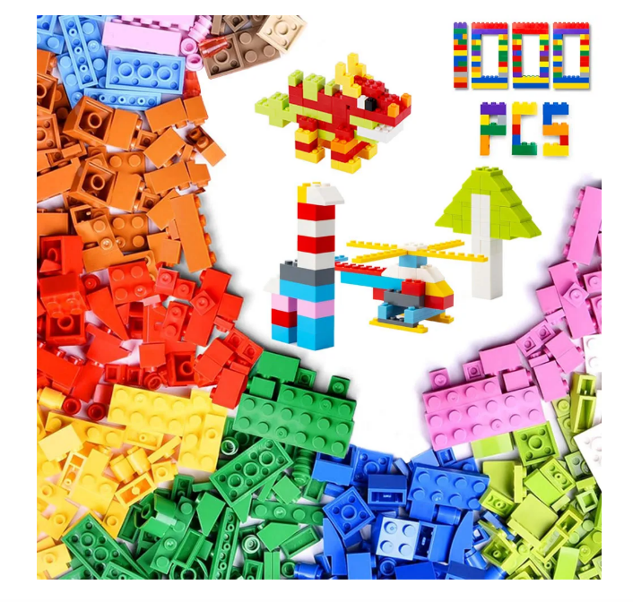 Foto 2 pulgar | 1000 Bloques De Construcción Clásicos A Granel Para Niños