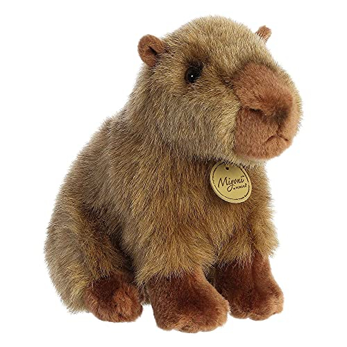 Peluche de Capibara Miyoni Aurora de 9'' - Realista y Lindo
