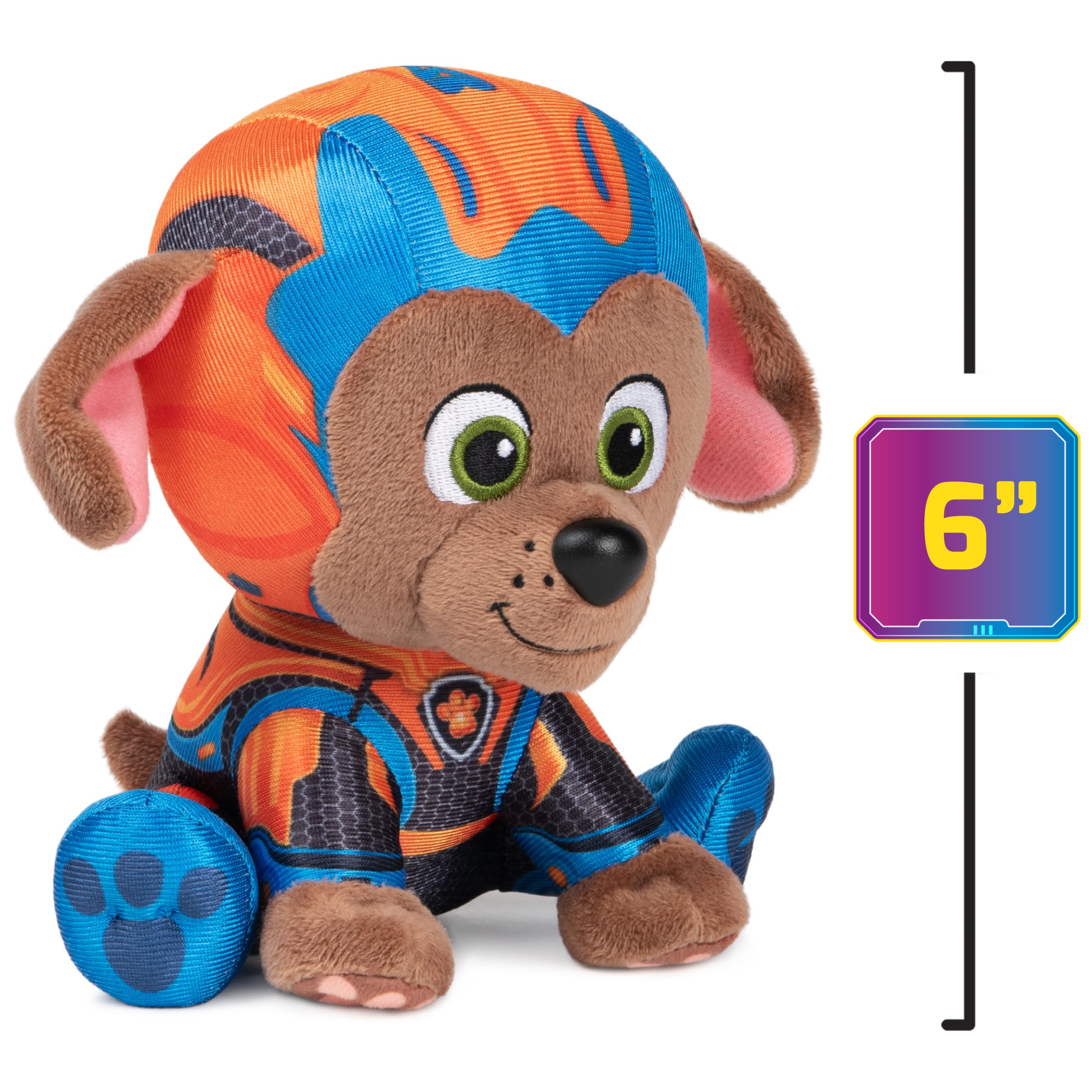 Foto 3 pulgar | Venta Internacional - Peluche Gund Paw Patrol: The Mighty Movie Zuma 15 Cm