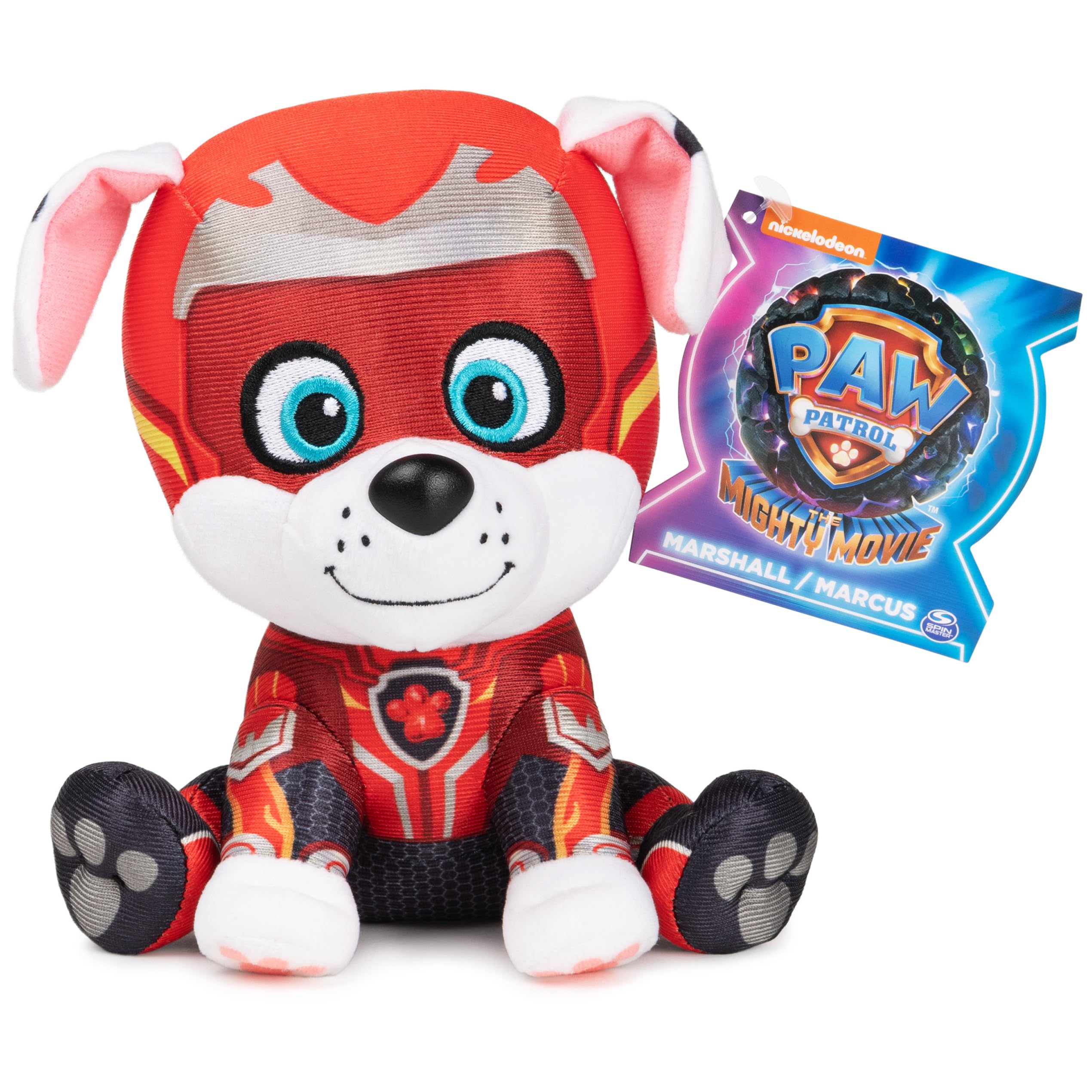 Foto 7 pulgar | Venta Internacional - Animal De Peluche Gund Paw Patrol Marshall, 6 Cm, The Mighty Mov