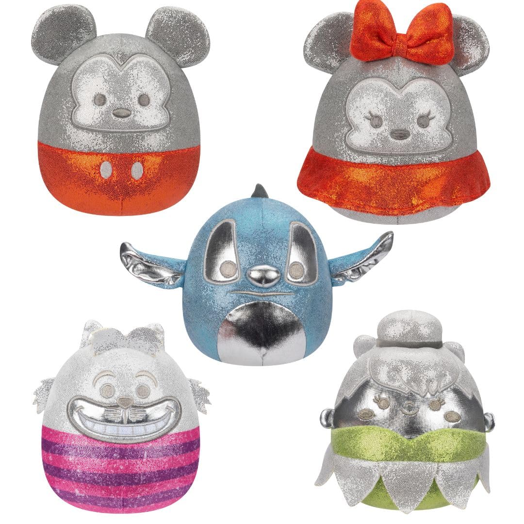 Juego de Cajas Plush Squishmallows Disney100 5 Pulgadas 5 Piezas - Venta Internacional