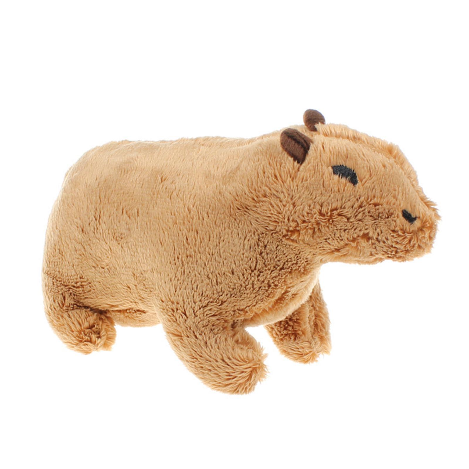 Venta Internacional - Muñeco De Peluche, Carpincho, Marrón, Relleno Para Decoración Del Hogar, 20 Cm