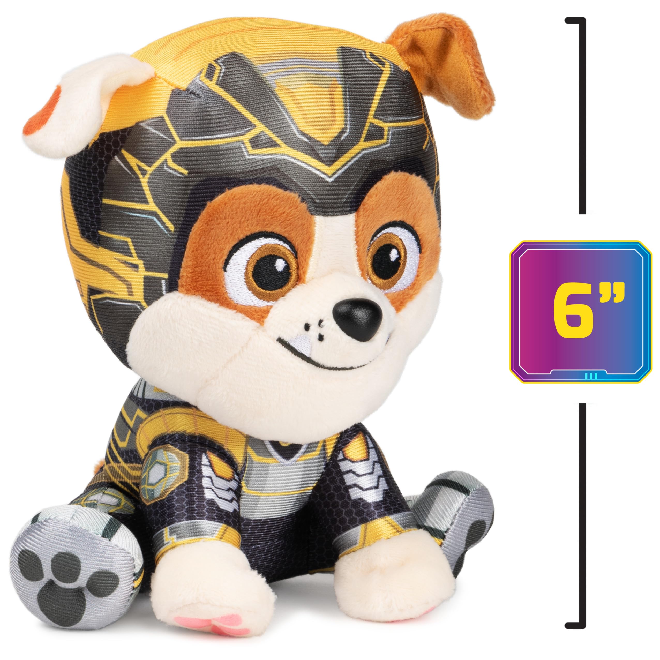 Foto 3 pulgar | Venta Internacional - Peluche Gund Paw Patrol The Mighty Movie Rubble 15 Cm