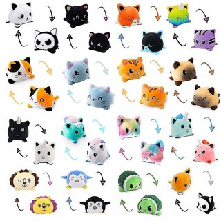 Foto 3 | Venta Internacional - Juguete De Peluche Hmwy De Doble Cara Para Gato, Gato Y Unicornio, Con Tapa, 20 Cm