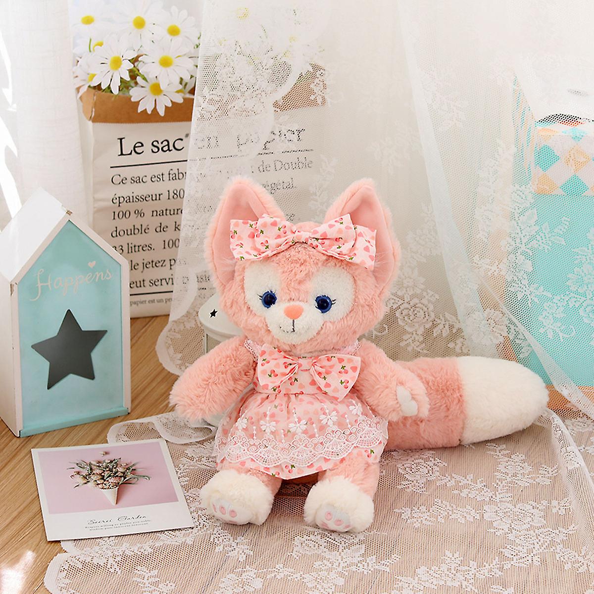 Venta Internacional - Peluche De Peluche New Friend Detective Pink Fox 40 Cm