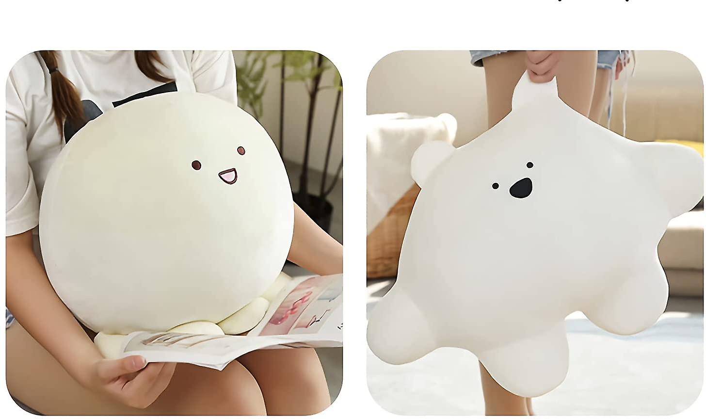 Foto 3 pulgar | Venta Internacional - Juguete De Peluche Gordo Con Dibujos Animados, Oso Blanco, Dinosaurio