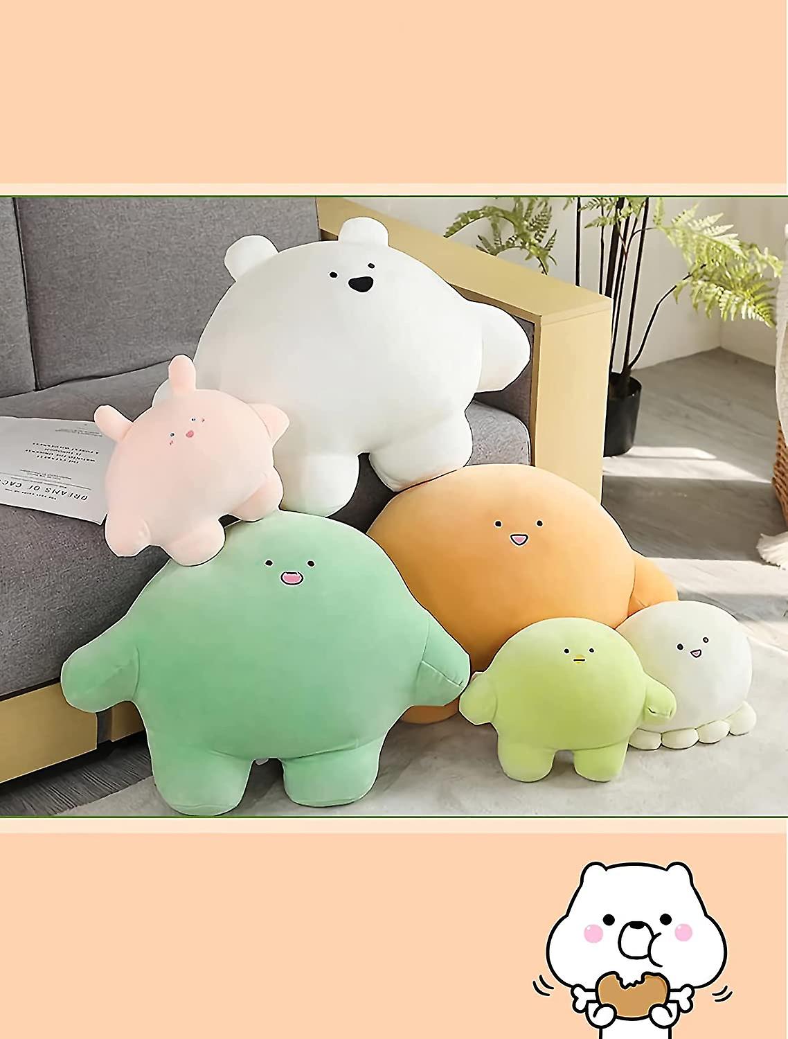 Foto 4 pulgar | Venta Internacional - Juguete De Peluche Gordo Con Dibujos Animados, Oso Blanco, Dinosaurio