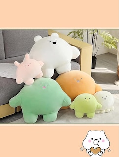 Foto 3 | Venta Internacional - Juguete De Peluche Gordo Con Dibujos Animados, Oso Blanco, Dinosaurio