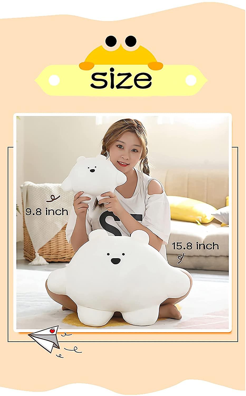 Foto 5 pulgar | Venta Internacional - Juguete De Peluche Gordo Con Dibujos Animados, Oso Blanco, Dinosaurio