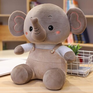 Foto 2 | Venta Internacional - Peluche De Peluche Con Forma De Elefante Bebé, Muñeca De Simulación