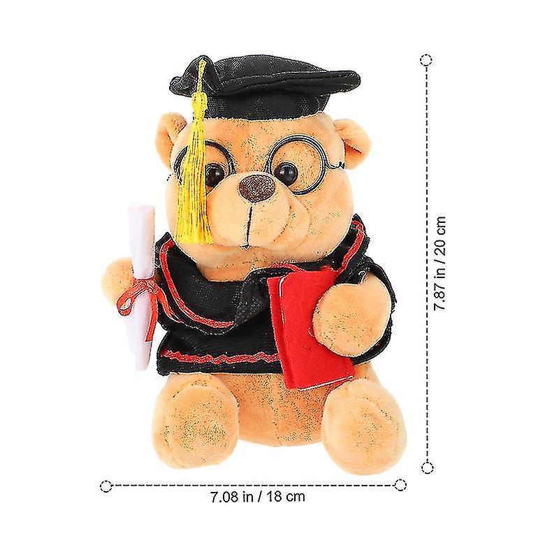 Foto 3 pulgar | Venta Internacional - Oso de Peluche Creativo con Sombrero de Graduación